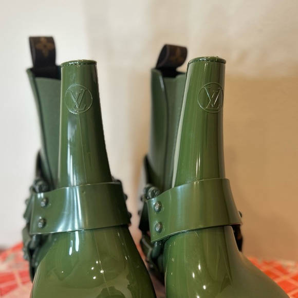 Louis Vuitton Monogram Rhapsody Ankle Boot • Khaki • EU 39 - Picture 3 of 6